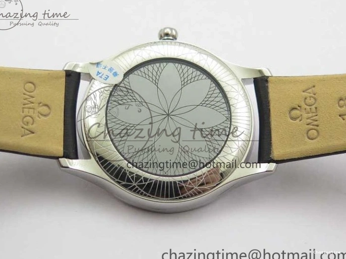 0116 StreetReady Ladies’ De Ville Trésor Diamond SS 3AF 1:1 Best Edition White MOP Dial RG Markers On Black Fabric strap Swiss Quartz 7884